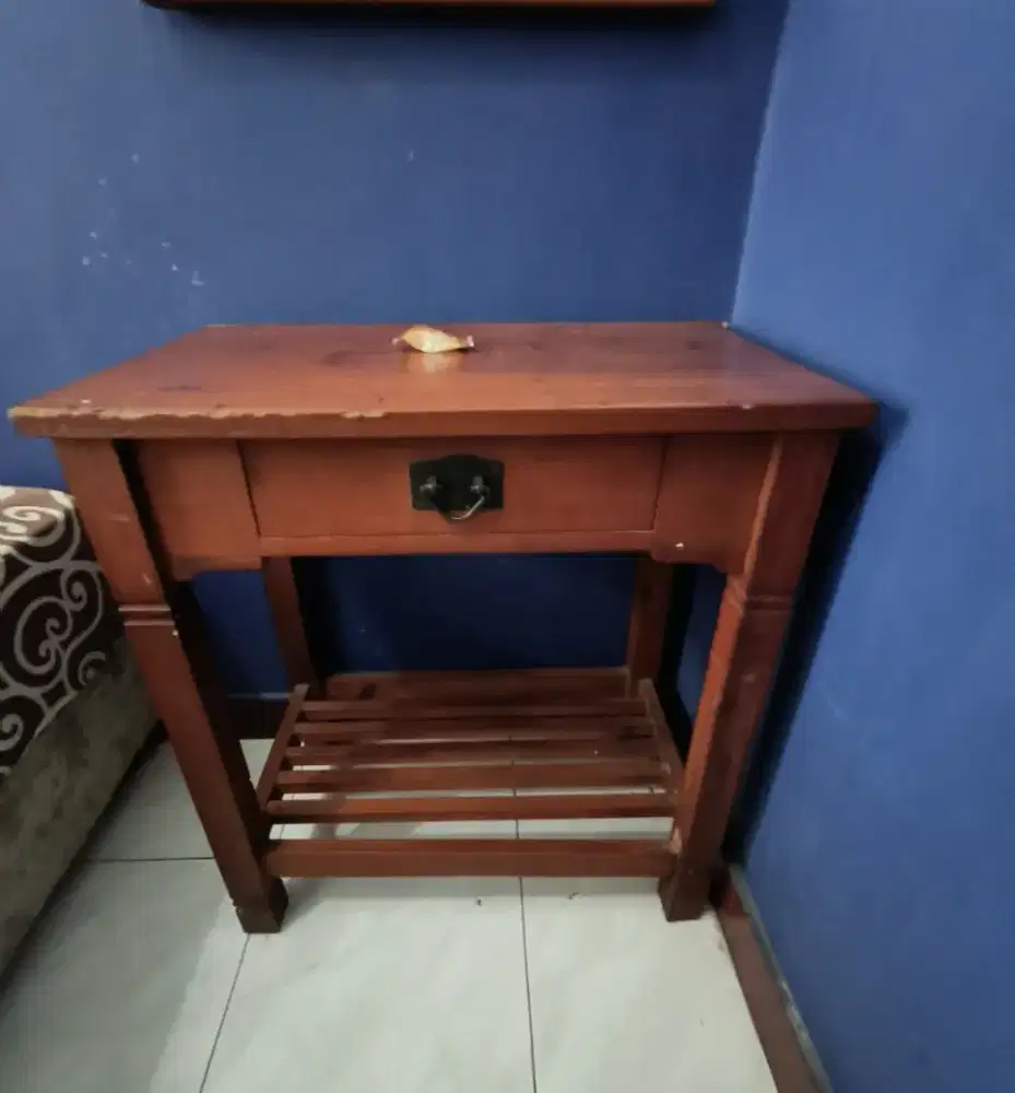 Meja Laci Meja Rias Kayu Jati