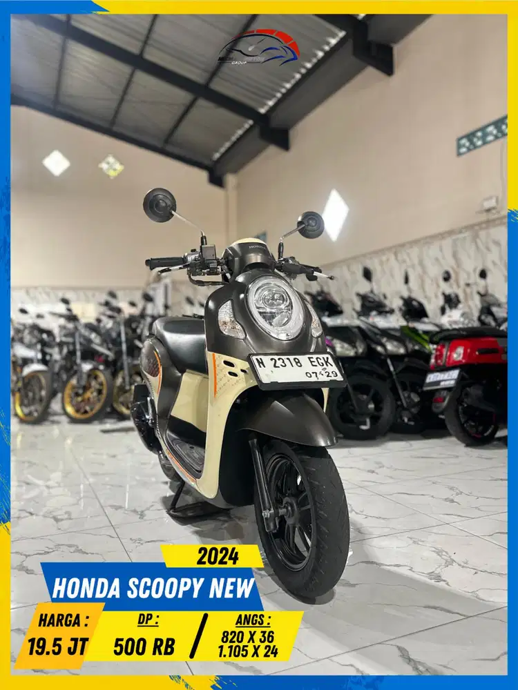PROMO SPESIAL‼️ HONDA SCOOPY NEW 2024 MURMER HIKMAH MOTOR KEPUH MALANG