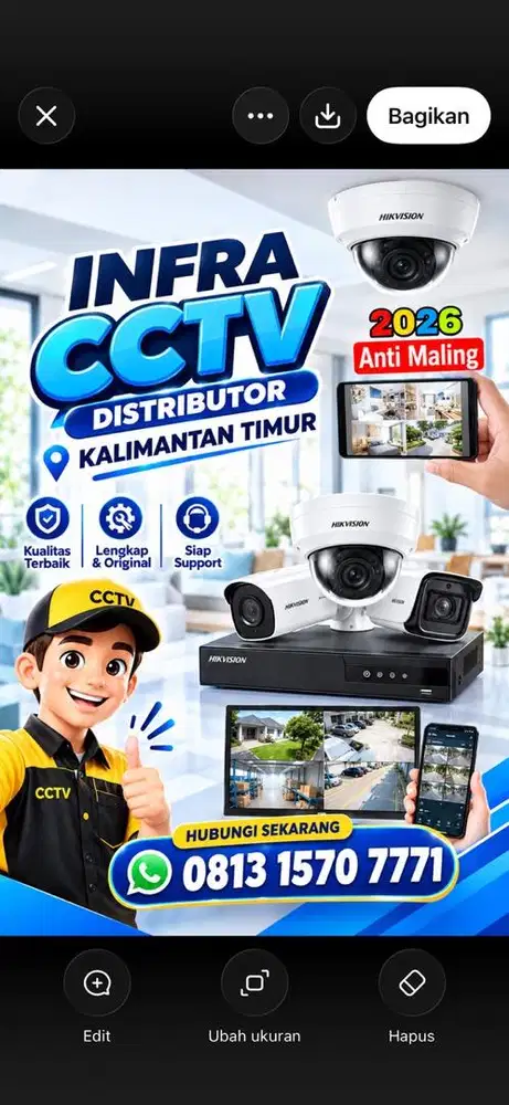 GROSIR CCTV ANTI MALING BISA LANTAU DIHP