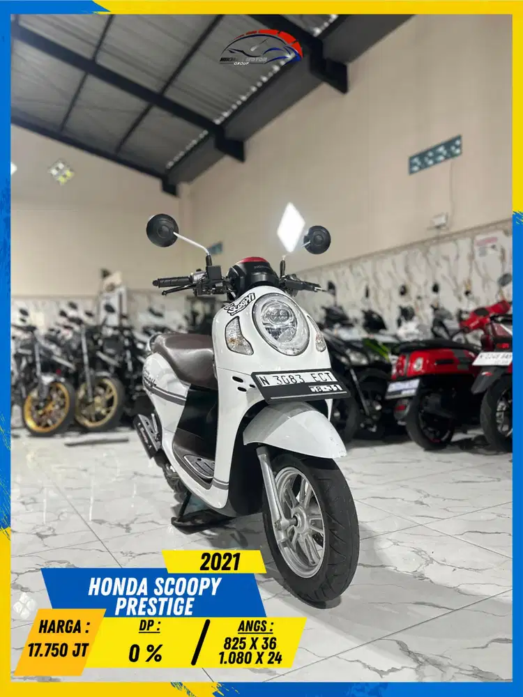 HONDA SCOOPY STYLISH 2021 MONGGO CIAMIK BOSS HIKMAH MOTOR KEPUH MALANG