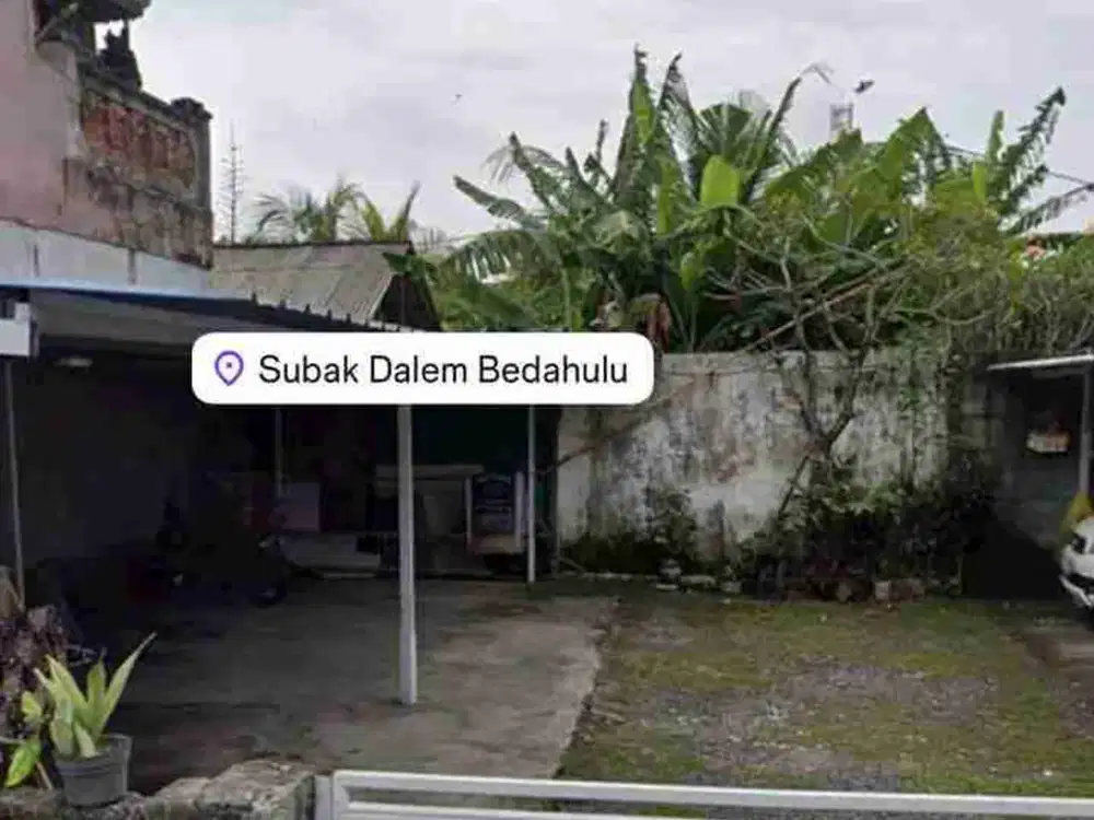 Di Jual Tanah bonus garase mobil lokasi di Jl. Subak Dalem Gatsu Tengah Denpasar