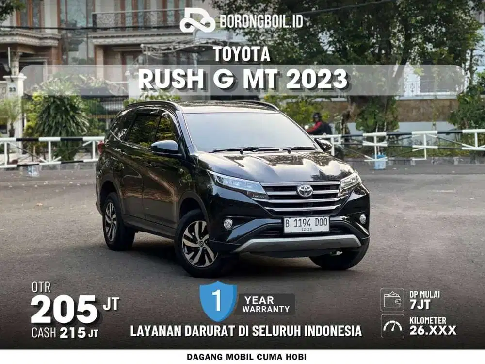 Toyota RUSH G MT 2023 Hitam
