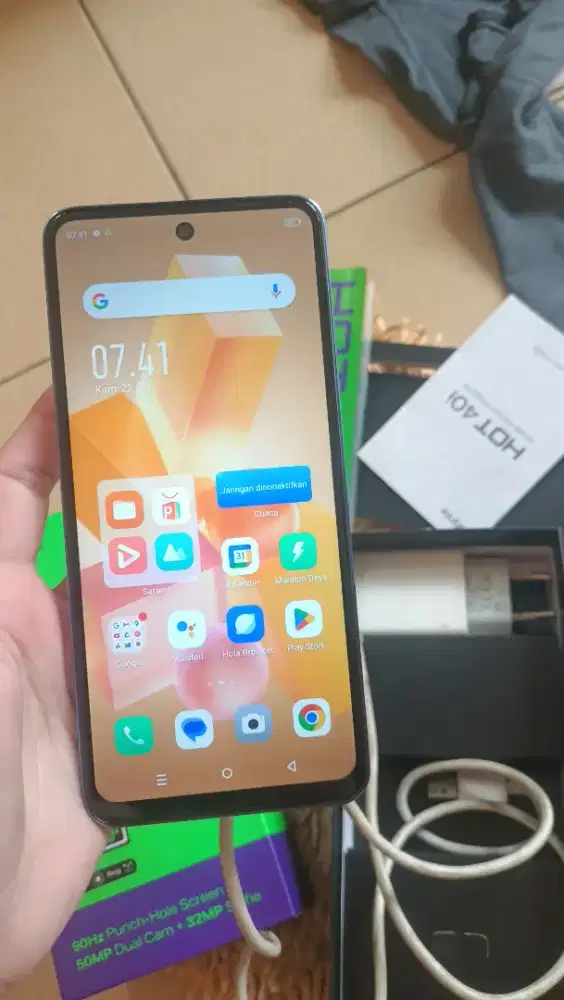 Hp infinix hot 40i ram 8Gb internal 256GB 2nd