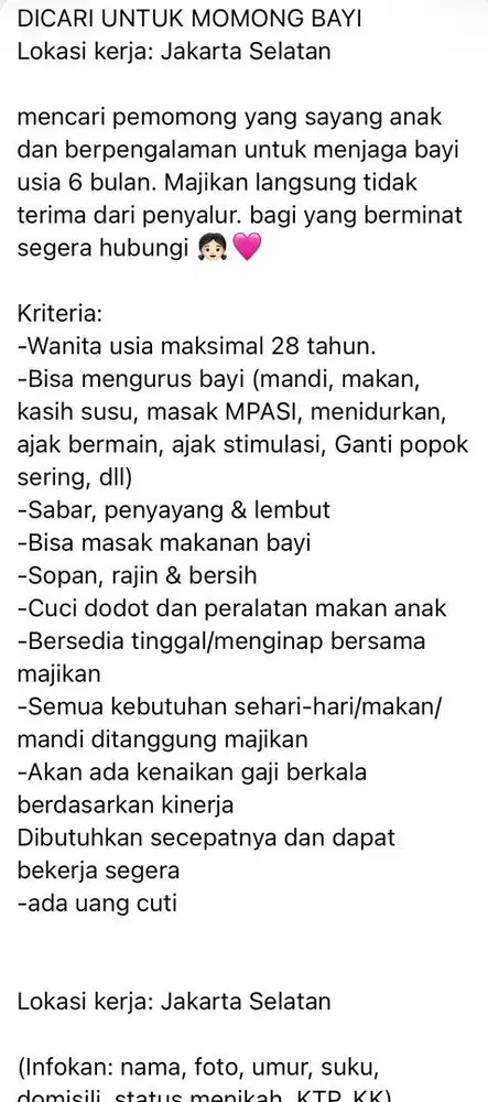 Momong Bayi 7 Bulan