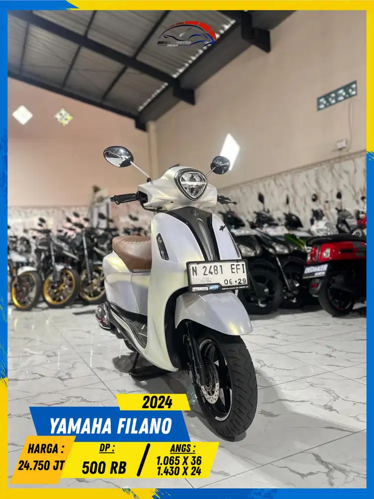 YAMAHA GRAND FILANO 2024 BEKAS RASA BARU HIKMAH MOTOR KEPUH MALANG