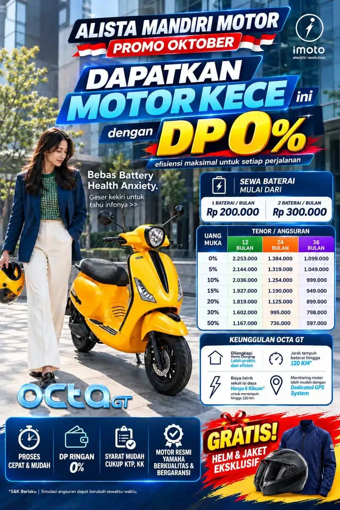 IMOTO OCTA GT CC 0%