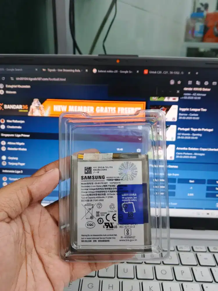 Baterai Samsung note 20 ultra