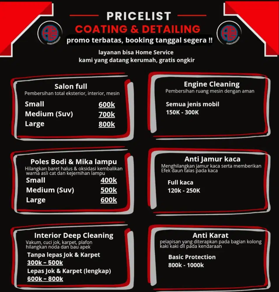 salon mobil panggilan Tangerang