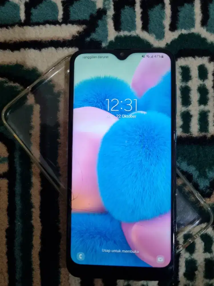 Samsung A30s Hijau 4/64gb Hp Only