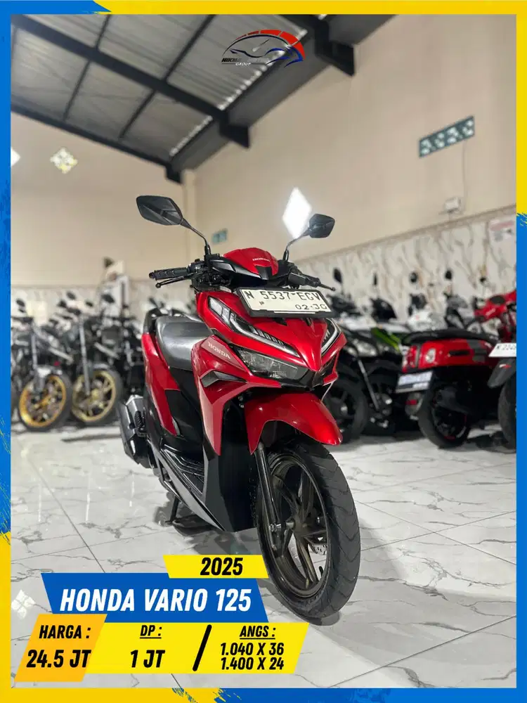 HONDA VARIO 125 2025 BEKAS CIAMIK MASZEEHH HIKMAH MOTOR KEPUH MALANG