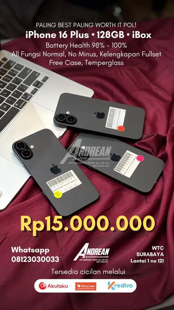 Second Iphone 16Plus 128gb Ibox