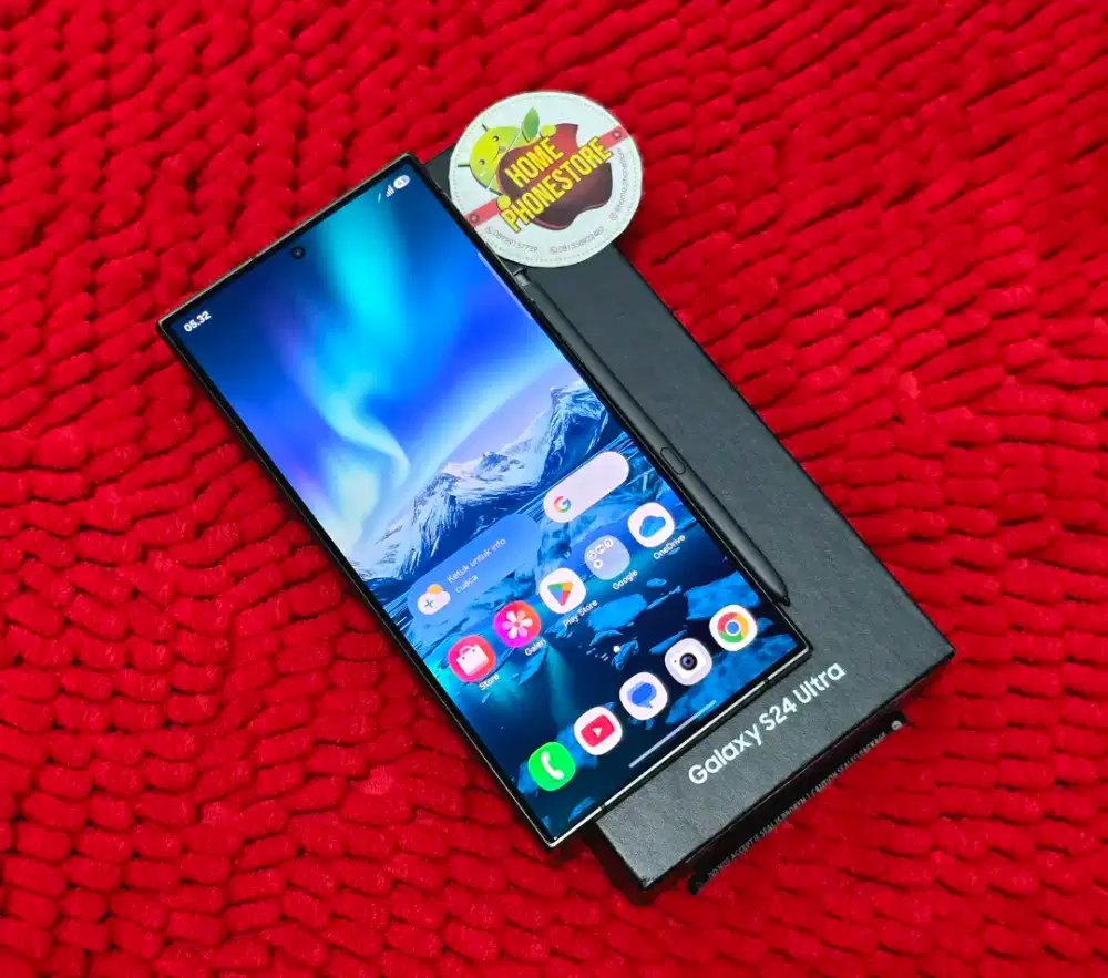 Samsung S24 Ultra 256GB Black Mulus Lengkap