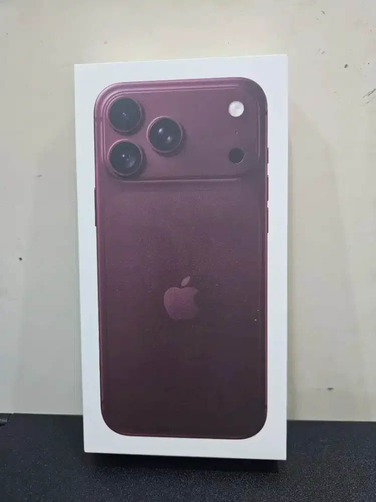 Iphone 18 Pro Max 512GB Burgundy New Resmi Segel utug Stok Terbatas