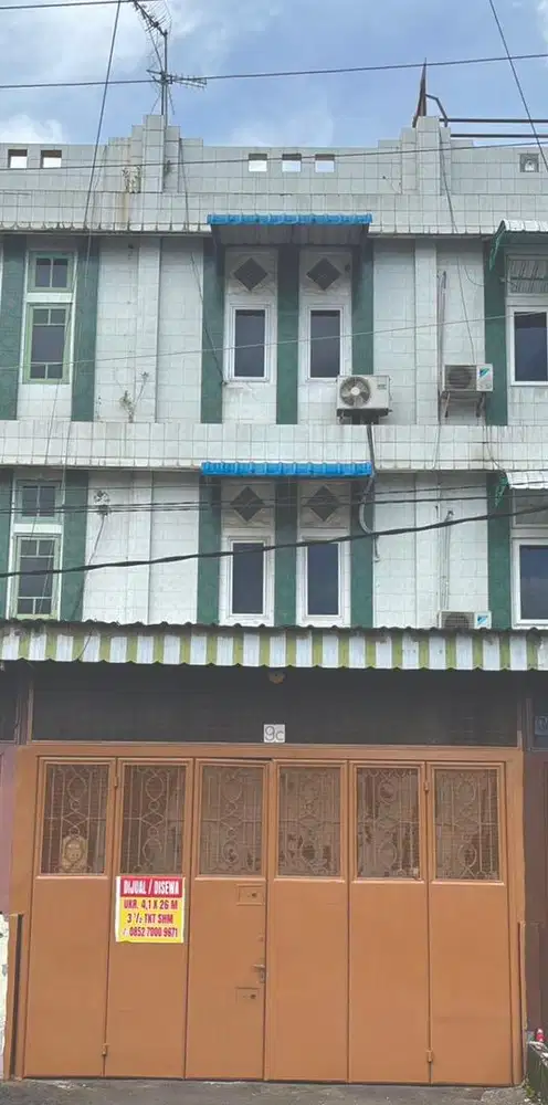 Dijual Ruko Siap Huni 3 1/2 Lantai Bisa Usaha Pinggir Jalan Raya