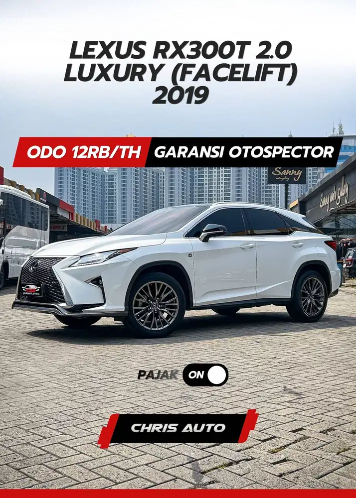 Tdp 19jt Angs 13.9jt Service Record RX300T F-SPORT 2020 2019 X5 GLE