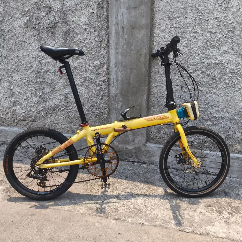 sepeda lipat dahon madison 20inch upgrade crank set hub pedal