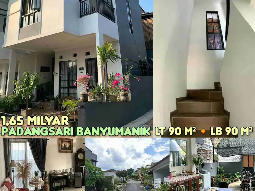 DIJUAL RUMAH 2 LANTAI DI PADANGSARI BANYUMANIK SEMARANG
