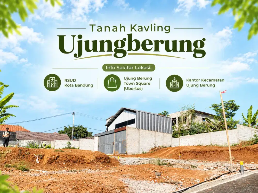 Tanah Kavling Dekat Mall Ubertos - 3 Jutaan Per Meter
