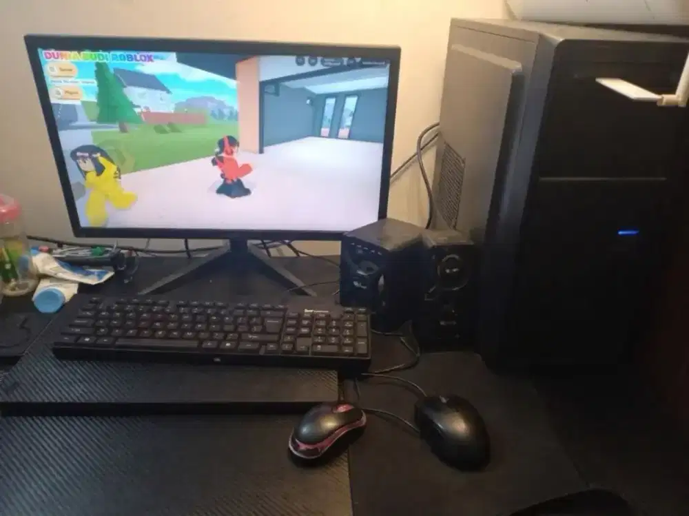 Computer full set tinggal pake wifi tinggal sambungkan