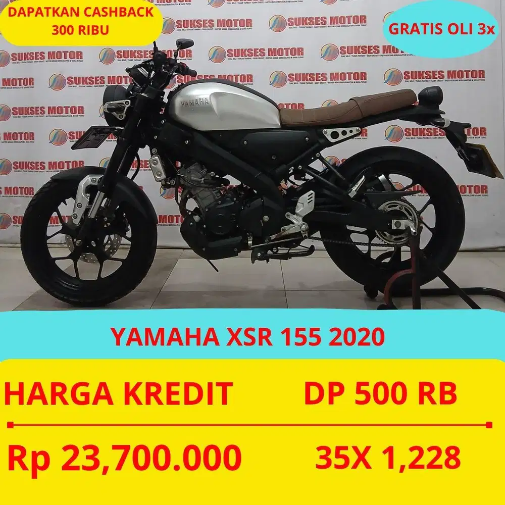 YAMAHA XSR 155 2020 DP MURAH 500 RIBU GUYSS