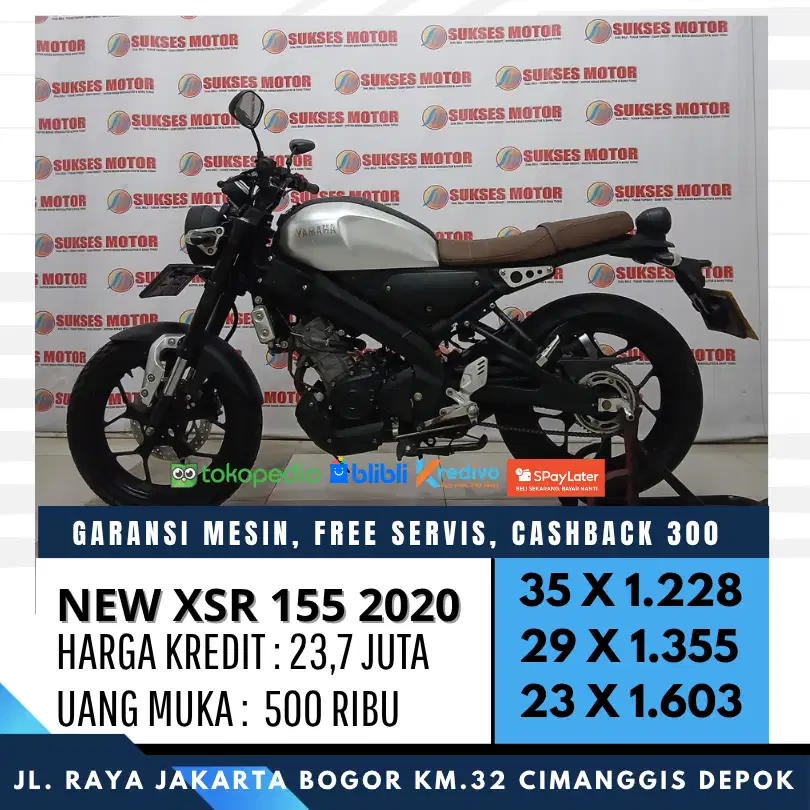 YAMAHA XSR 155 TH 2020 MULUS DP KREDIT HANYA 500