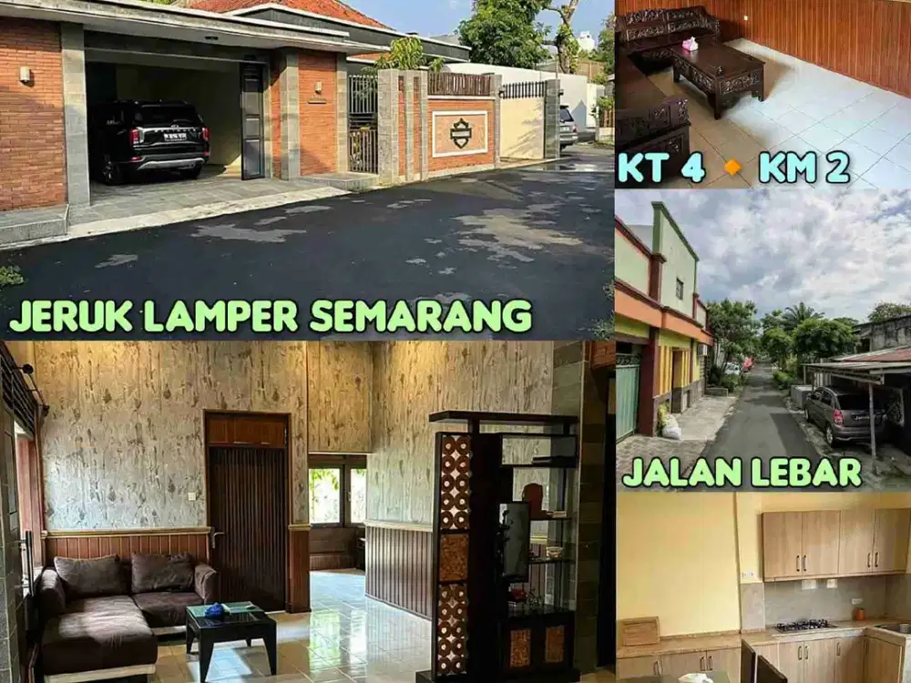 DIJUAL RUMAH JALAN JERUK, LAMPER, SEMARANG