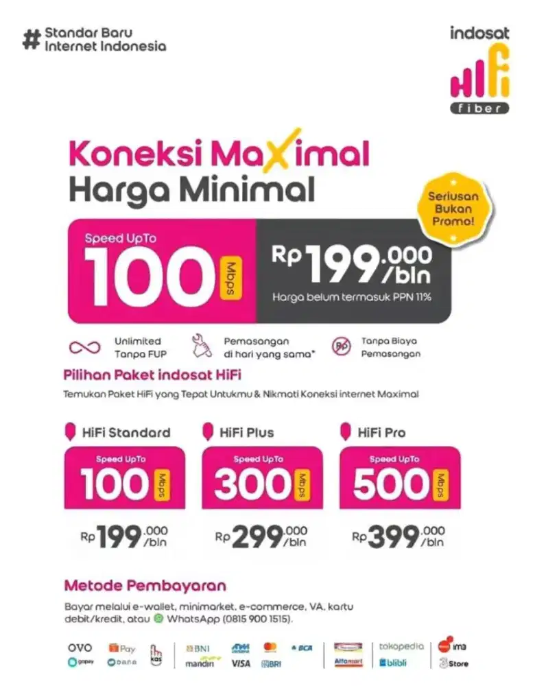 WIFI ,,INDOSAT HIFI
