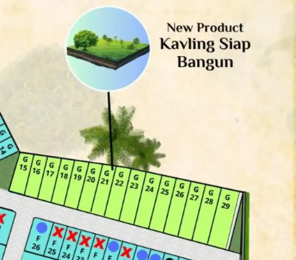 Kavling strategis dekat Kota Wisata Cibubur