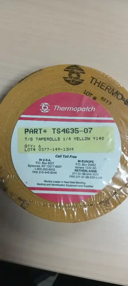 Thermopatch Taperolls 1/4