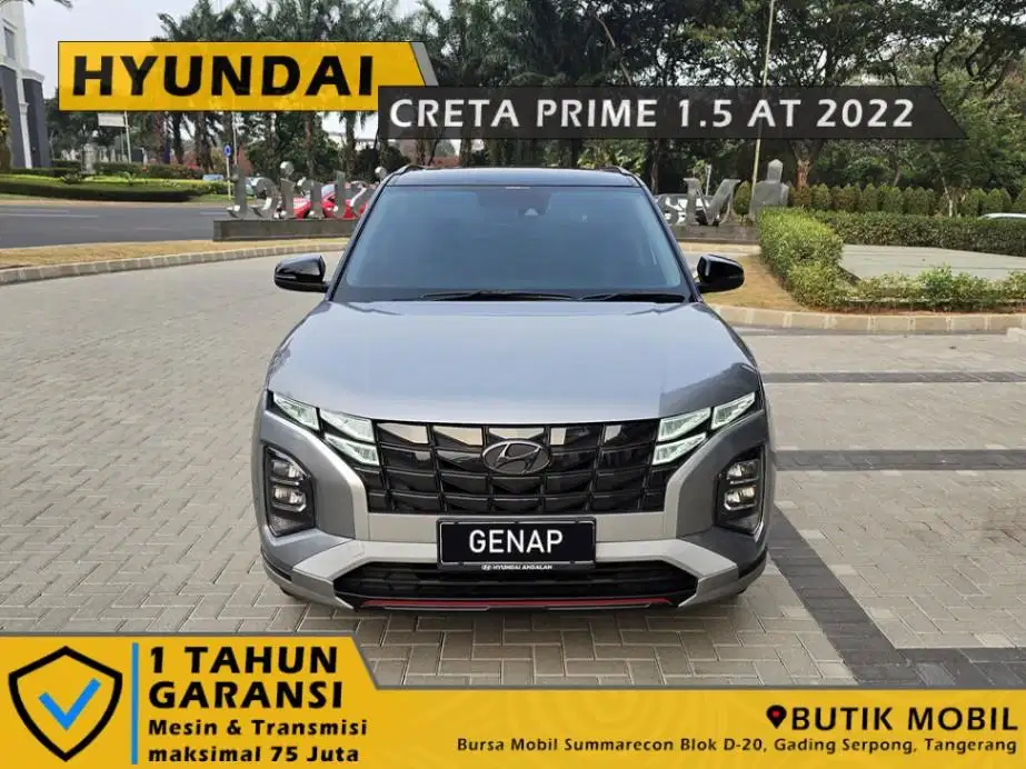 Creta Prime 1.5 AT 2022 Silver. Low Odo