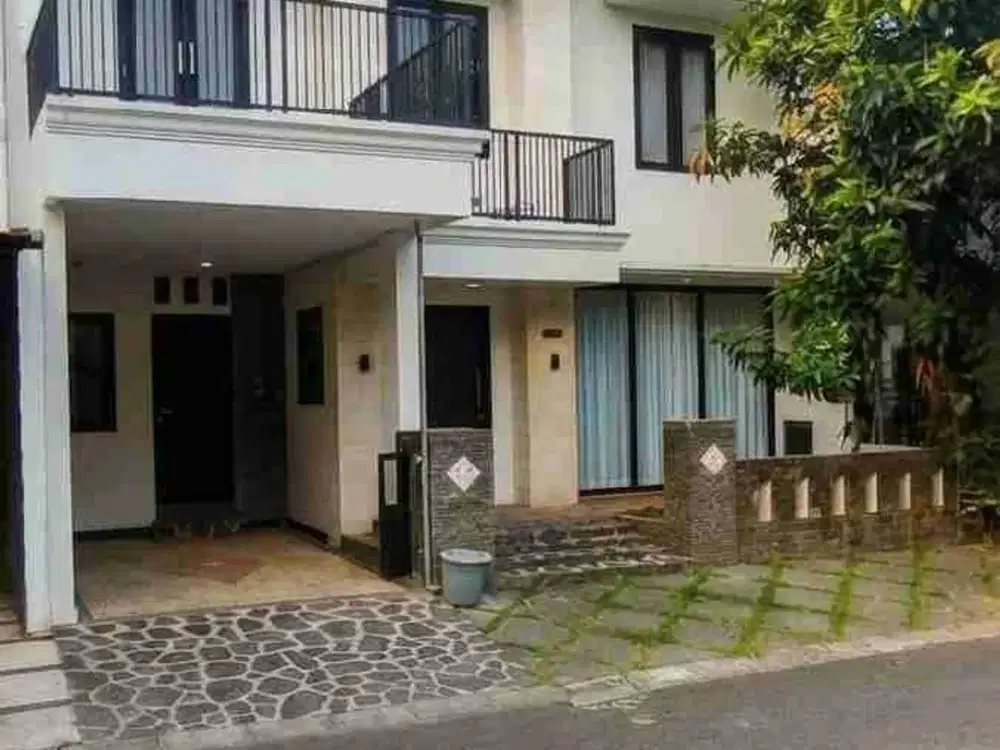 Sewa Rumah Bagus 3 Lantainya Cluster Permata Bintaro Sektor 9 Jombang Tangsel