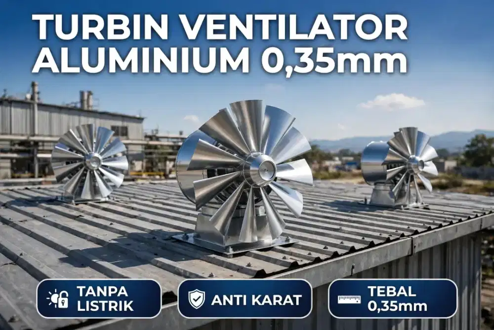 Turbin Ventilator tanpa listrik