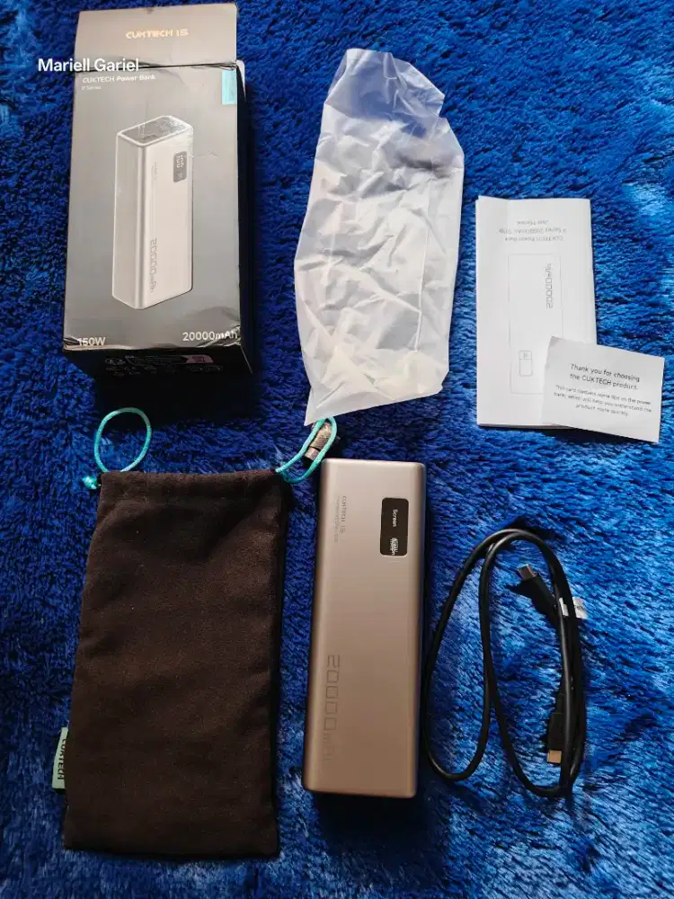 Cuktech 15 Powerbank 150w P Series 20000mAh Super Fast Charging