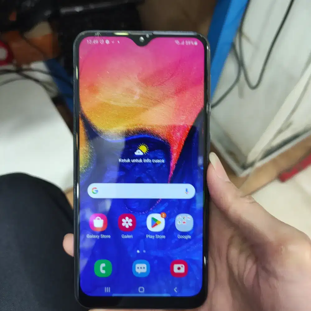 Hp samsung A10 ram 2/32 warna hitam