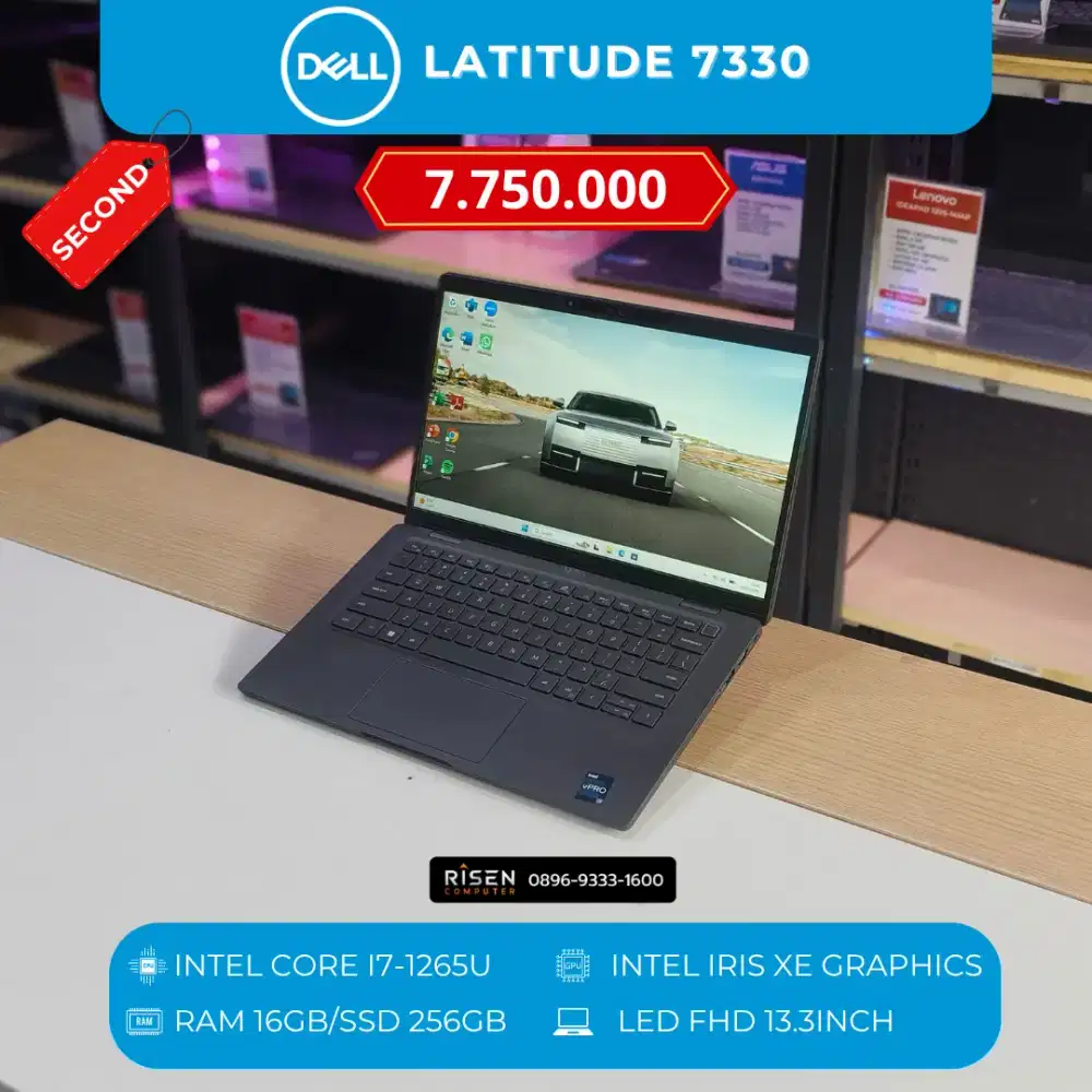 DELL LATITUDE 7330 Intel Core I7-1265U RAM 16GB SSD 256GB FHD 13,3Inch