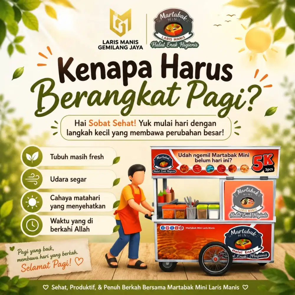 Martabak mini laris manis