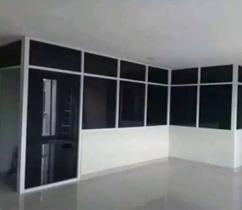 Tempat pesan order kaca film one way sticker kaca sanblast stiker blur