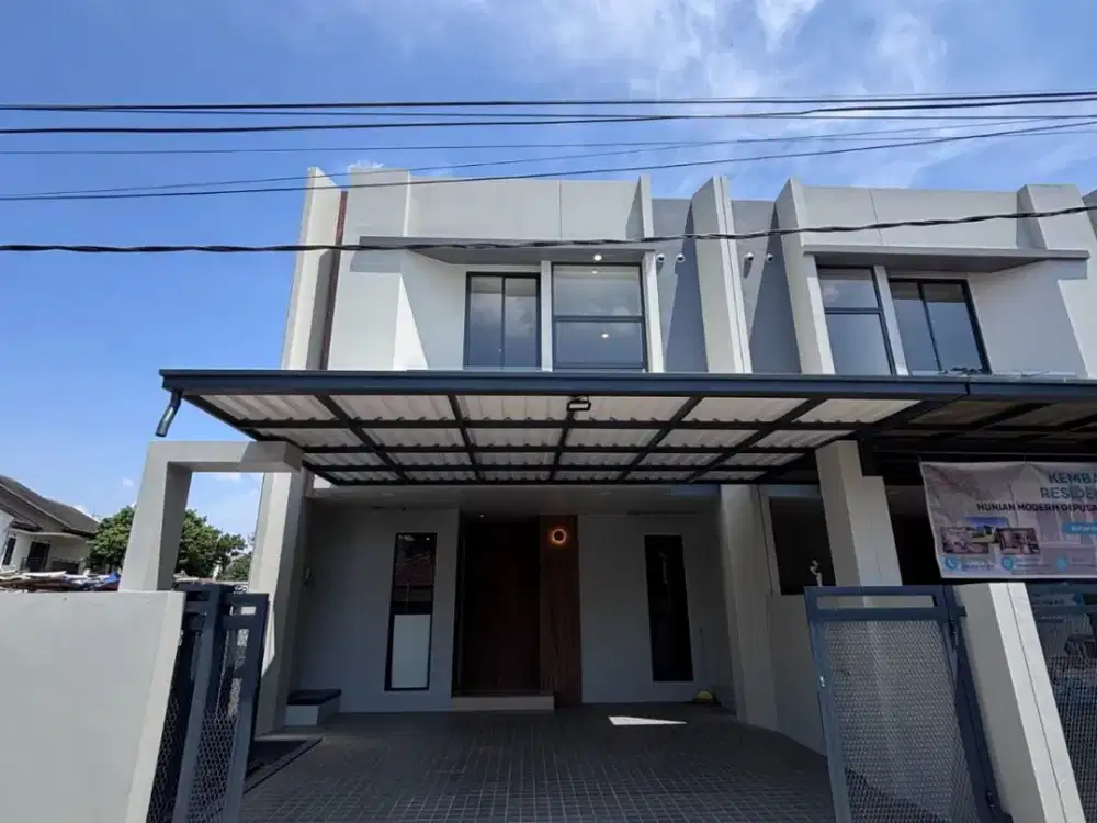 Rumah Baru Kembar Residence Regol Siap Huni Bonus Kanopi dan Pagar