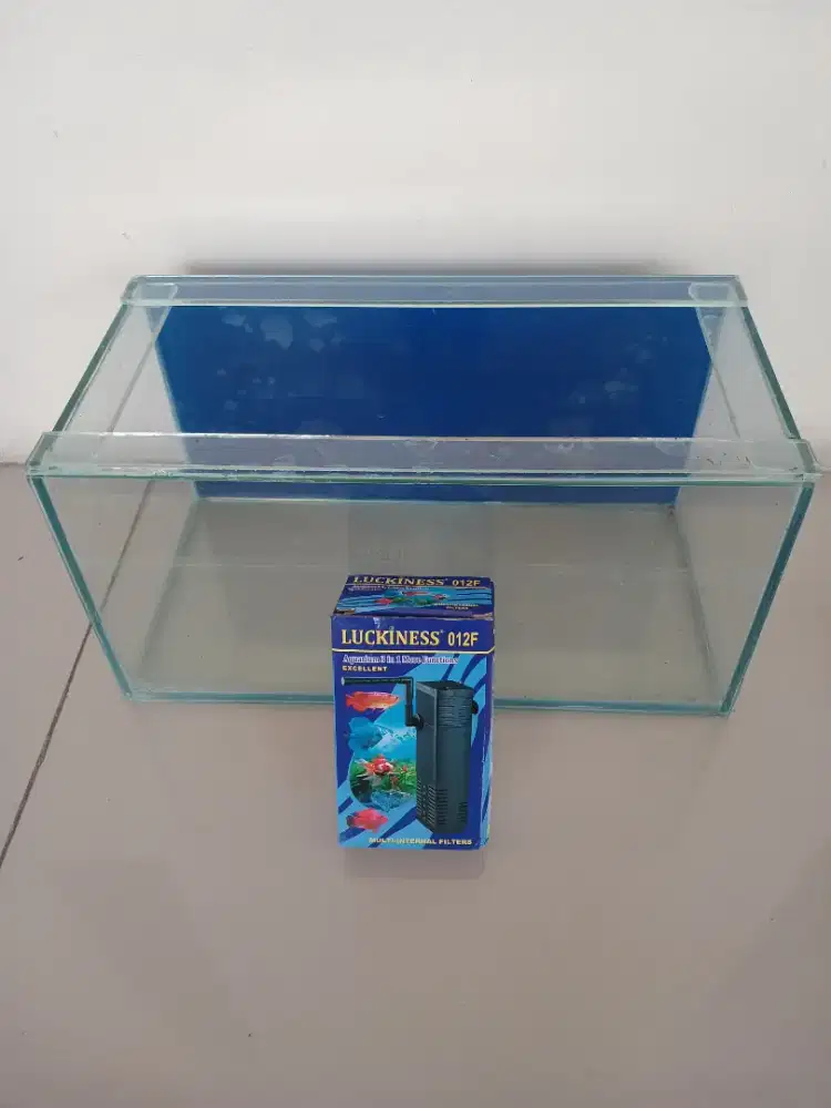 Aquarium ikan dan filter