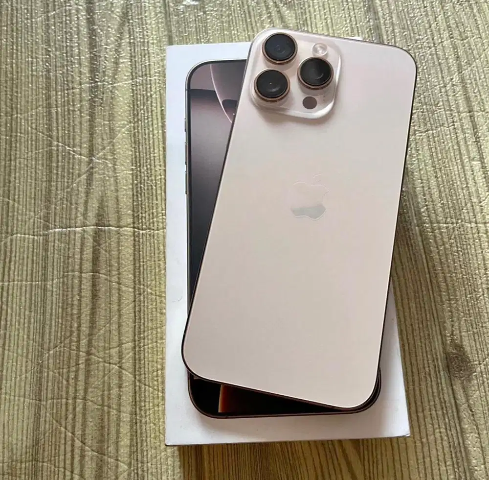iPhone 16 Pro Max 256GB Beacukai Battery 89% Dessert Titanium