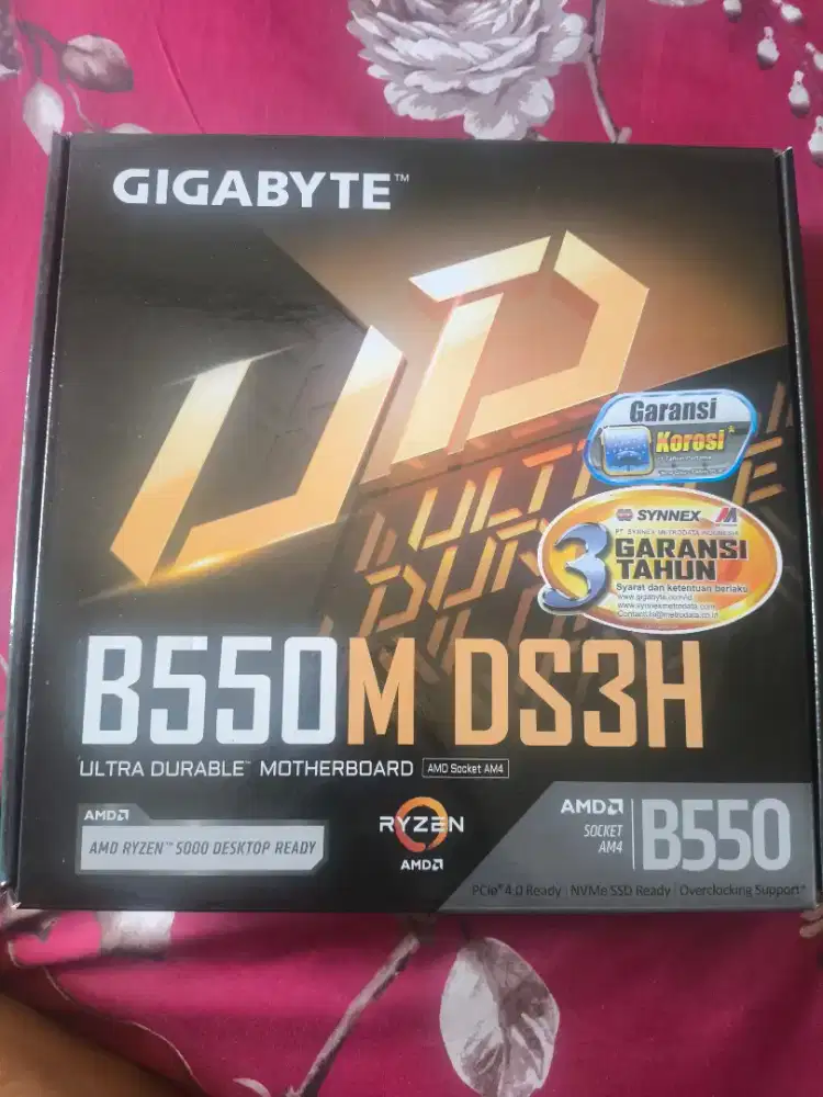 Motherboard Gigabyte B550M DS3H AMD AM4 DDR4
