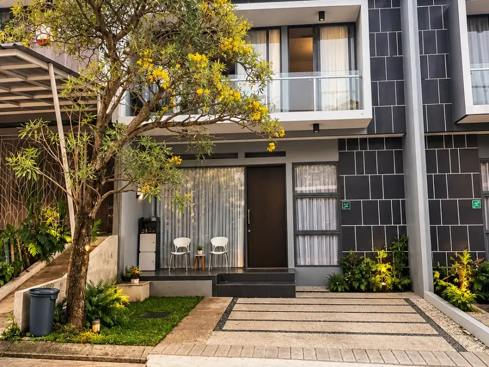 Rumah Full Furnished 2 Lantai Cozy di Golden Park 2 Cisauk, Tangerang Selatan