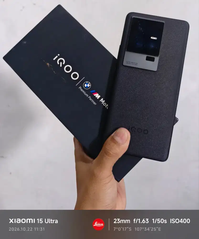 Iqoo 11 5G 16/256 Gb Mulus 98% Ex Resmi Fullset Original bisa TT/BT
