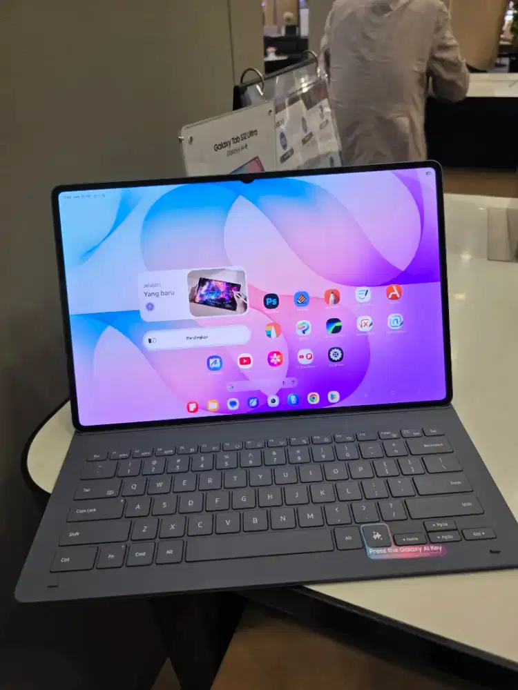SAMSUNG TAB S12 ULTRA BONUS KEYBOARD AI KEY, SPEN DAN COVERCASE