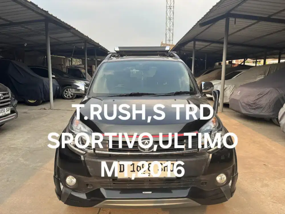 T.RUSH,S TRD SPORTIVO ULTIMO,MANUAL,2016,HITAM
