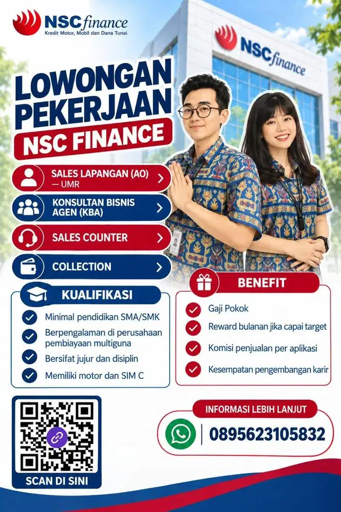 Lowongan Pekerjaan NSC Finance : Marketing