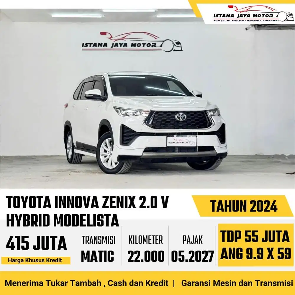 [KM 22RB] Toyota Innova Zenix V HV Modelista 2024 Putih