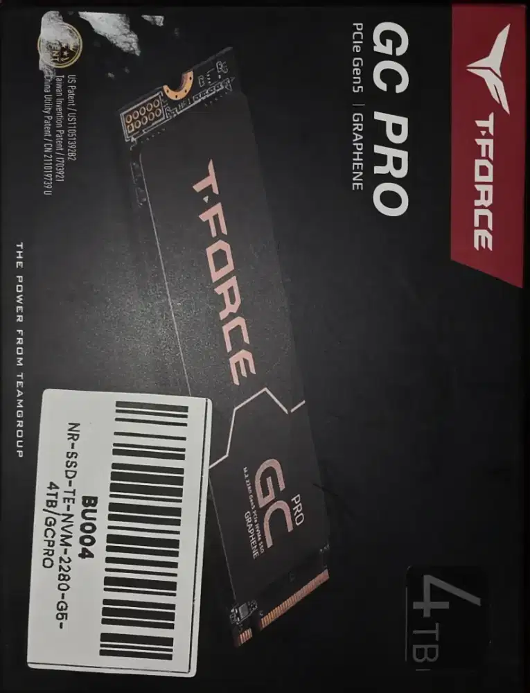 SSD TForce GC Pro 4TB Gen 5
