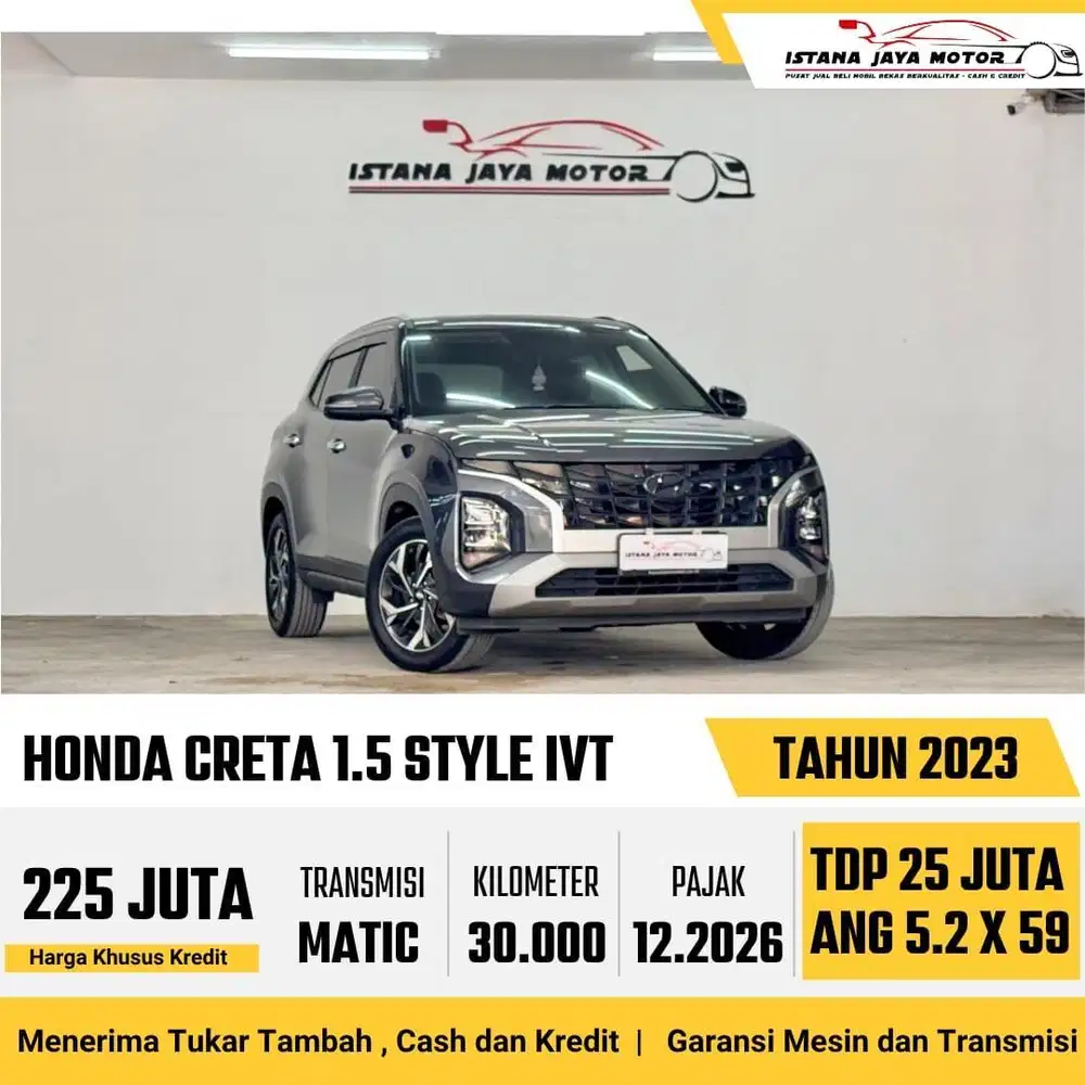 [LOW KM] Hyundai Creta Style 1.5 IVT 2023