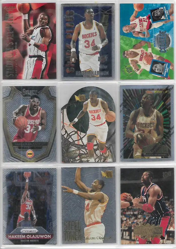 kartu basket hakeem olajuwon 99 pcs